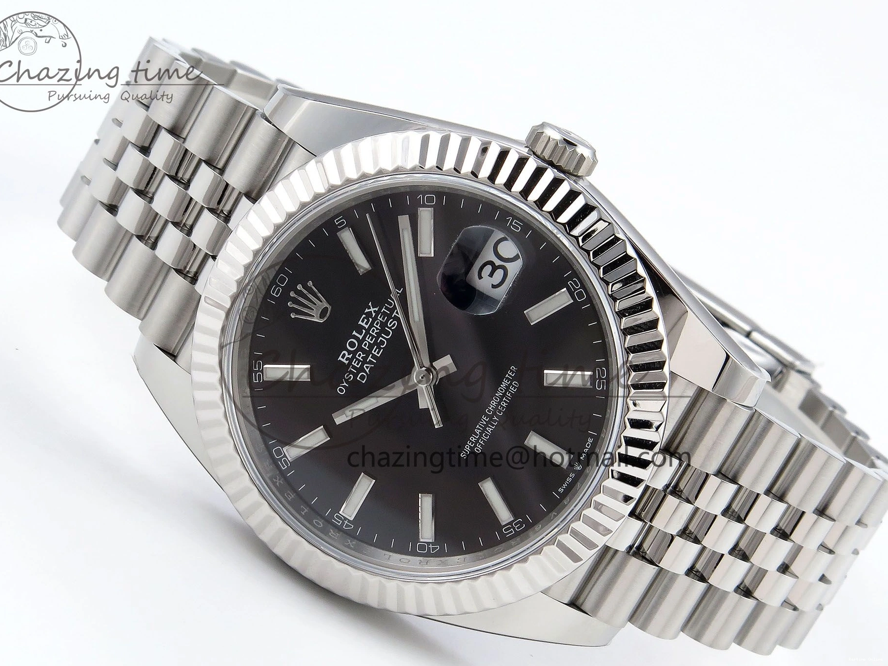 1226 NewStyle Datejust 41mm 126234 904L Steel HGF 1:1 Best Edition Black Dial on SS Bracelet VR 1470